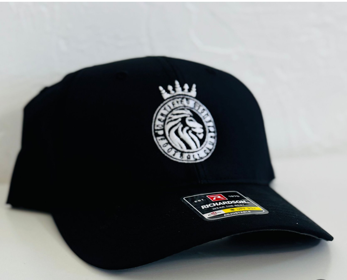 Black & White Lions Hat